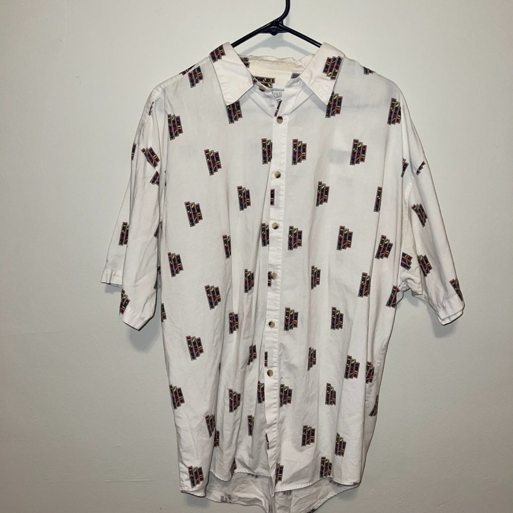 Vintage south-western-style print button down